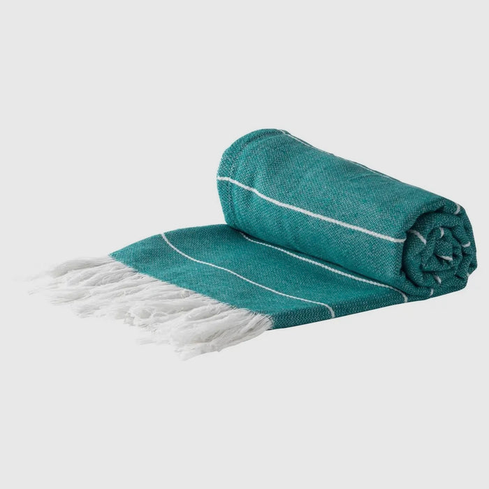 Turquoise Turkish Beach Towel