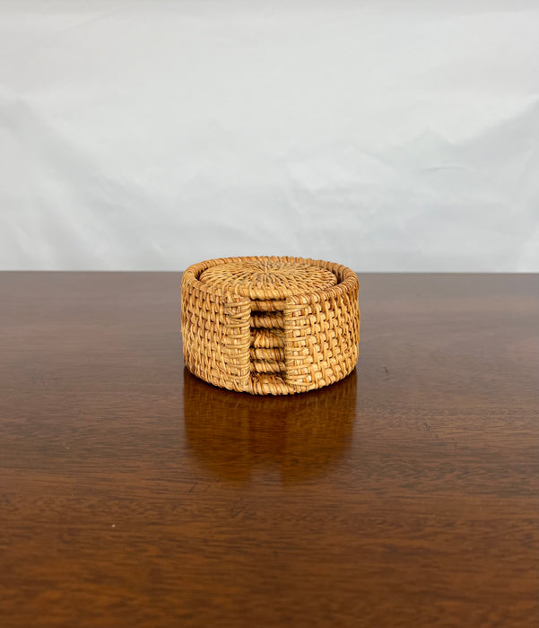 Rattan Coaster Set (6)