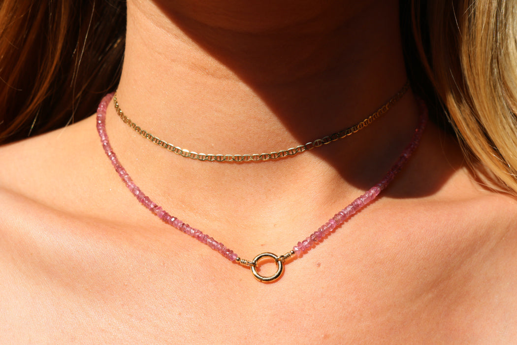 The Tara Pink Tourmaline Necklace