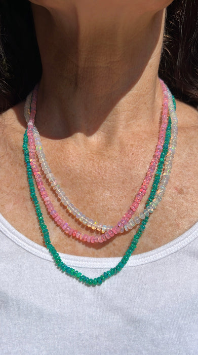 The Susanne Pink Ethiopian Opal Necklace
