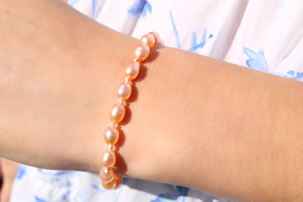 The Camille Rice Pearl Bracelet