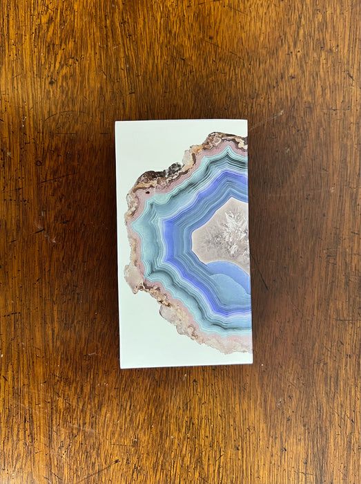 Agate Slice Match Box