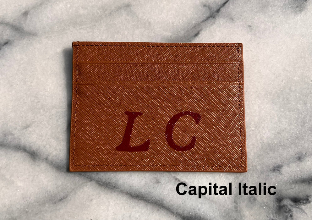 Vegetable Tanned Leather Card Case