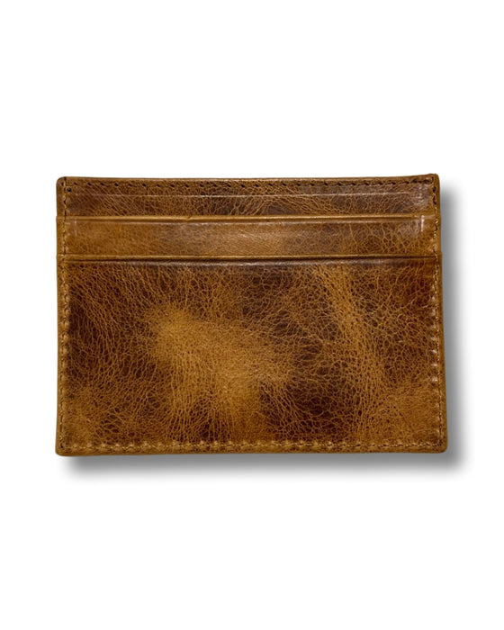 Vegetable Tanned Leather Card Case