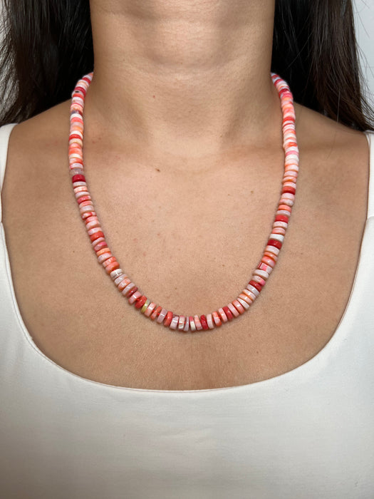 The Orange Smarties Candy Opal Necklace