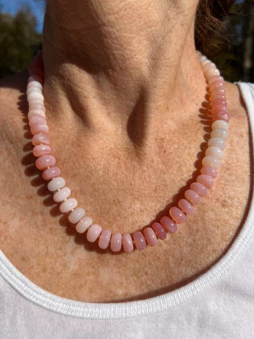 The Pink Opal Breast Cancer Awareness Necklace