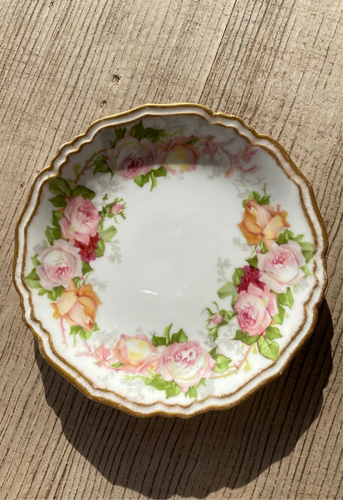 Vintage French Bone China Trinket Dish